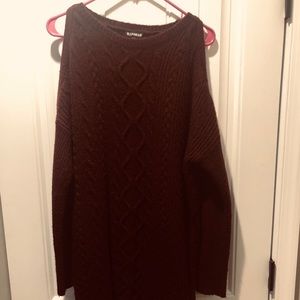 Express sweater dress. small